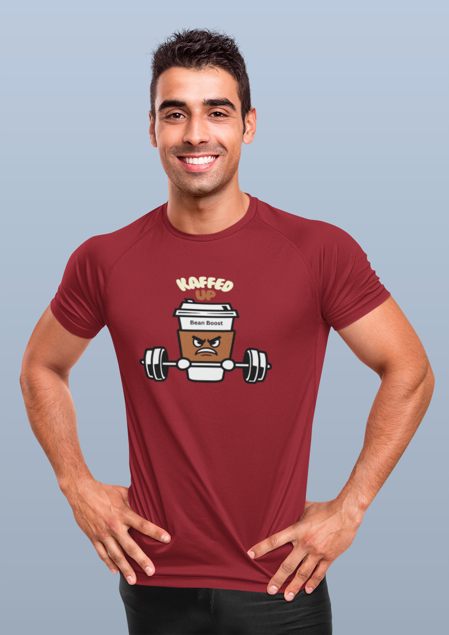 Kaffed Up Unisex T-Shirt Gym Wear Coffee T-shirt