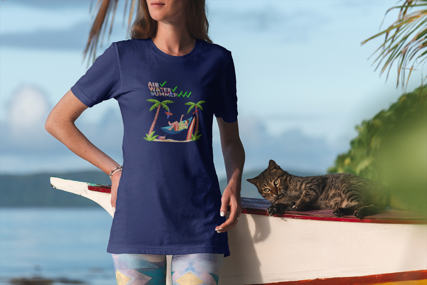 Air Water Summer Unisex T-shirt Summer T-shirt