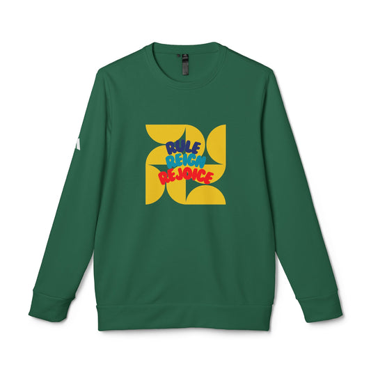 Rule Reign Rejoice - Unisex Fleece Crewneck Sweatshirt