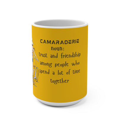 Camaraderie Coffee Mug- 15oz Ceramic Mug, Gift for Friend, Friendship Gift