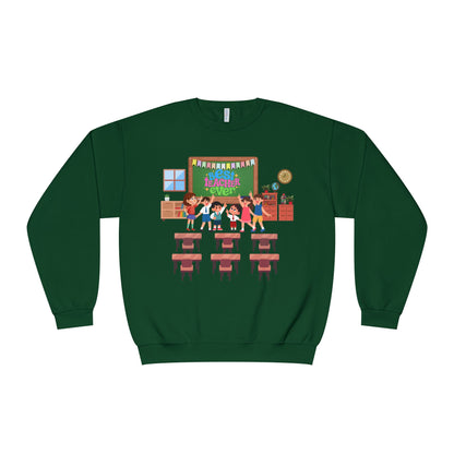 Best Teacher Ever Sweatshirt-Crew Neck Sweatshirt, Gift for teacher, Back to school shirt