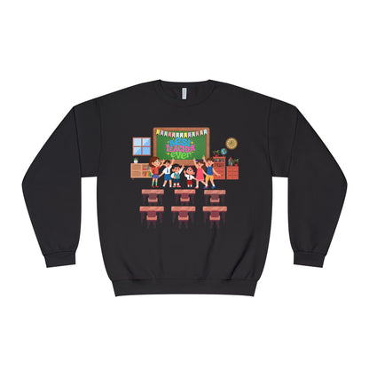 Best Teacher Ever Sweatshirt-Crew Neck Sweatshirt, Gift for teacher, Back to school shirt
