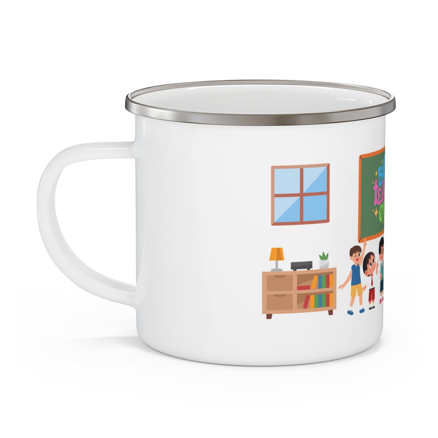 Best Teacher Ever Mug-15oz Mug, Enamel Mug, Teacher Gift, Mug for teacher, Gift for educator