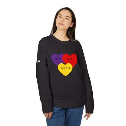 DITTO TODAY ALWAYS Unisex Fleece Crewneck Sweatshirt