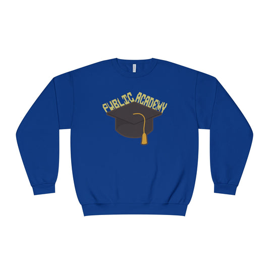Public Academy Sweatshirt-Unisex Crewneck Sweatshirt, School Sweater