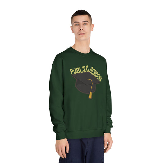 Public Academy Sweatshirt - Unisex School Sweatshirt, Crewneck Sweatshirt