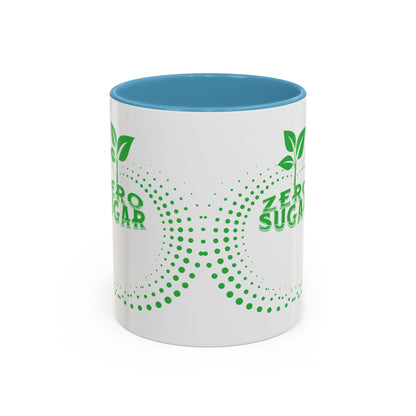 Zero Sugar Accent Coffee Mug-11oz Ceramic Cup, Vegan Mug, Eco Friendly Mug, Gift for Vegan, Mug for Friend