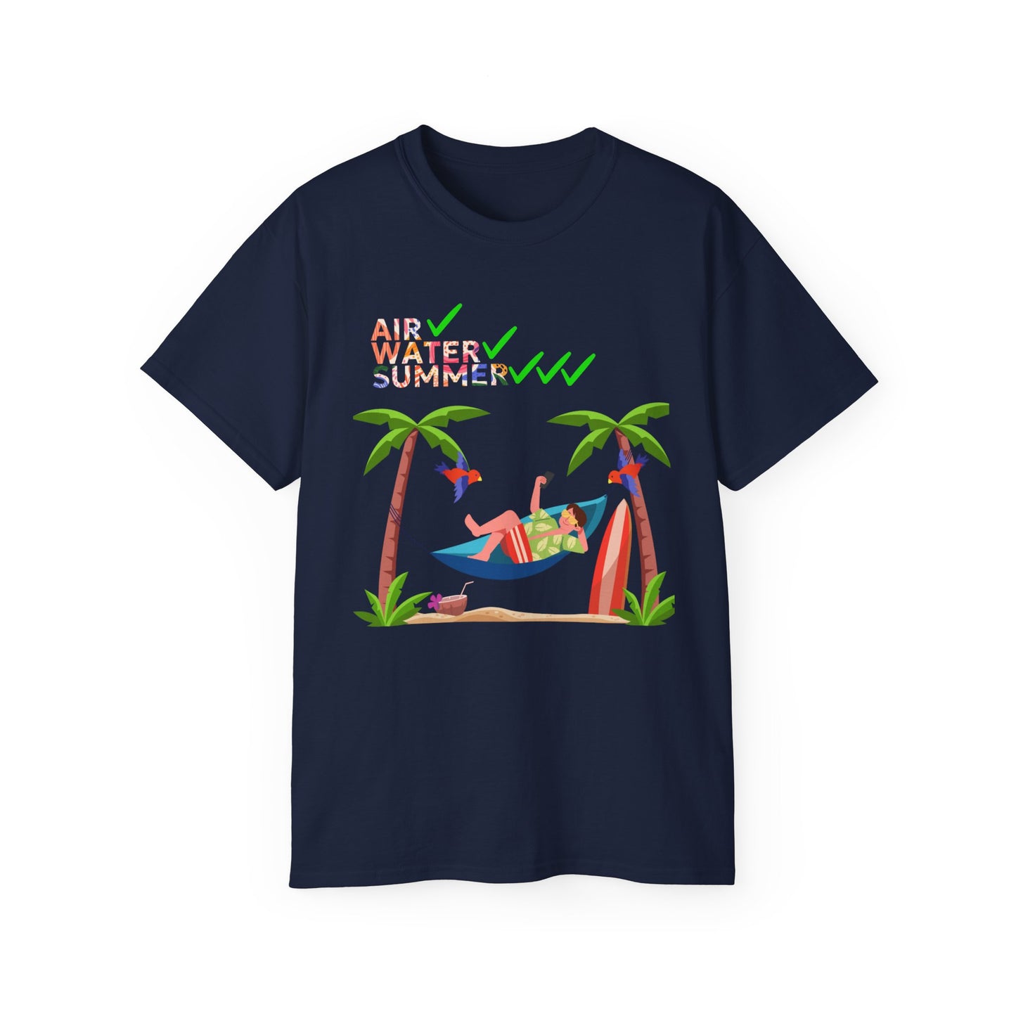 Air Water Summer Unisex T-shirt Summer T-shirt
