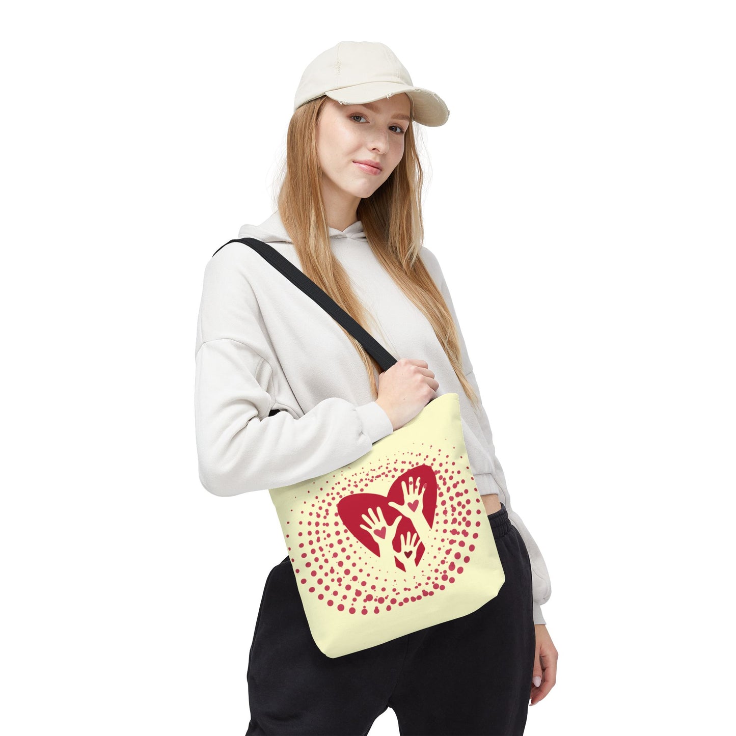 Palms of Love Organic Canvas Tote Bag