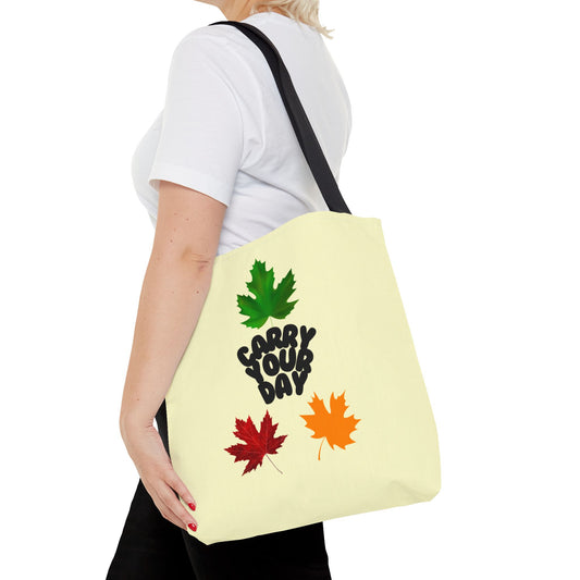 Carry Your Day Tote Bag-Shopping Bag, Grocery Bag, School Tote Bag