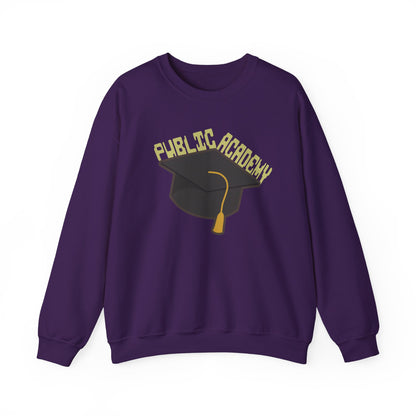 Public Academy Sweatshirt - Unisex Crewneck Sweatshirt, School Sweater