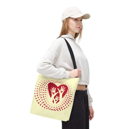 Palms of Love Organic Canvas Tote Bag