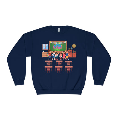 Best Teacher Ever Sweatshirt-Crew Neck Sweatshirt, Gift for teacher, Back to school shirt