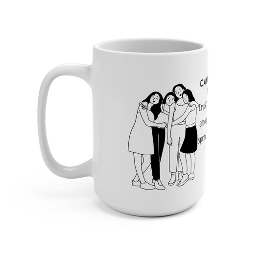 Camaraderie Coffee Mug- 15oz Ceramic Mug, Gift for Friends, Friendship Mug