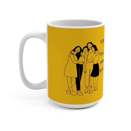 Camaraderie Coffee Mug- 15oz Ceramic Mug, Gift for Friends, Friendship Mug