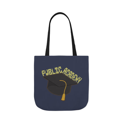 Public Academy Tote Bag-Canvas Tote Bag, School Tote Bag, Shopping Tote Bag, Gym Tote