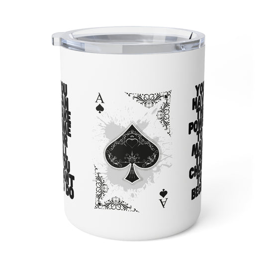 Ace of Spades Insulated Coffee Mug - 10oz Ceramic Cup