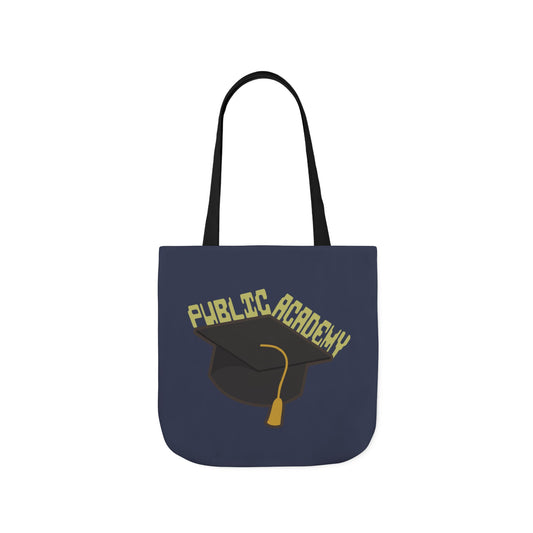 Public Academy Tote Bag-Canvas Tote Bag, School Tote Bag, Shopping Tote Bag, Gym Tote