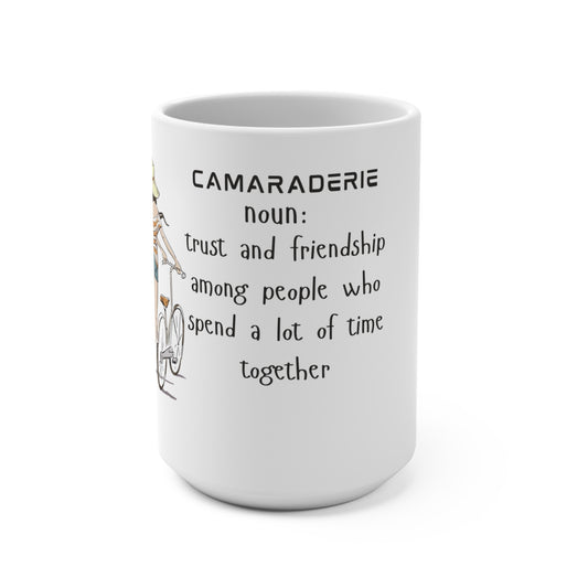 Camaraderie Coffee Mug- 15oz Ceramic Mug, Gift for Friends, Friendship Mug