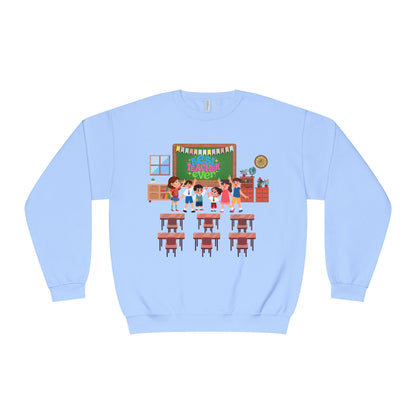 Best Teacher Ever Sweatshirt-Crew Neck Sweatshirt, Gift for teacher, Back to school shirt