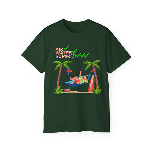 Air Water Summer Unisex T-shirt Summer T-shirt