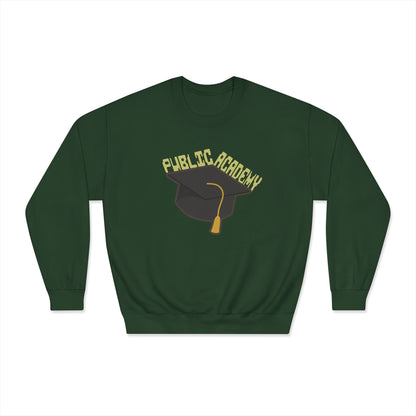 Public Academy Sweatshirt - Unisex School Sweatshirt, Crewneck Sweatshirt