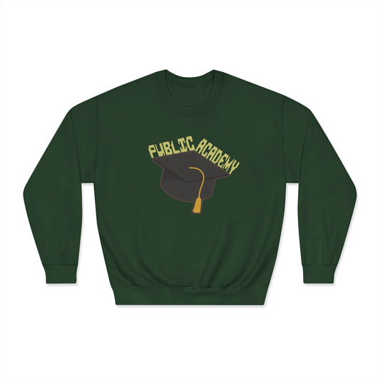 Public Academy Sweatshirt - Unisex School Sweatshirt, Crewneck Sweatshirt