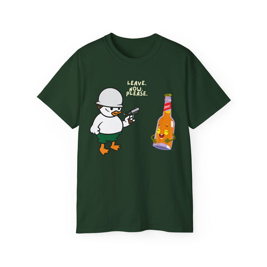 Leave. Now. Please Tee Summer T-shirt