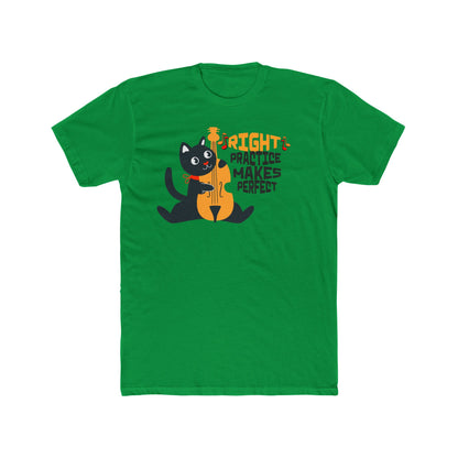 Right Practice Makes Perfect Unisex Tee Cat Lover Music Lover Shirt