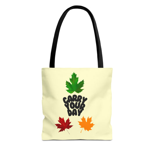 Carry Your Day Tote Bag-Shopping Bag, Grocery Bag, School Tote Bag