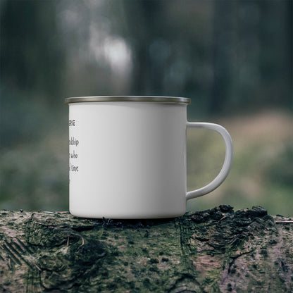 Camaraderie Mug- I5 oz Enamel Mug, Camping Mug, Friendship Gift, Gift for Friends, Friendship Mug