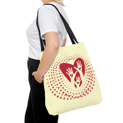 Palms of Love Organic Canvas Tote Bag