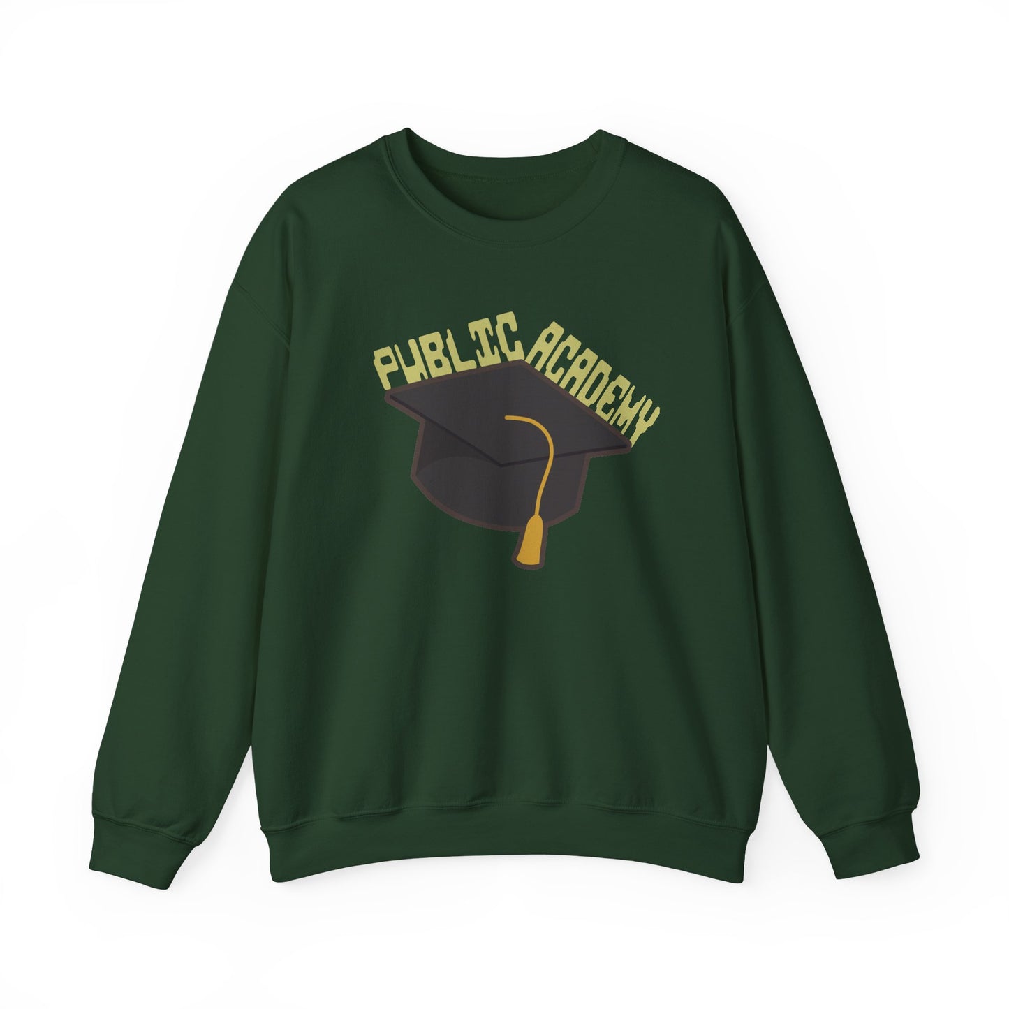 Public Academy Sweatshirt - Unisex Crewneck Sweatshirt, School Sweater