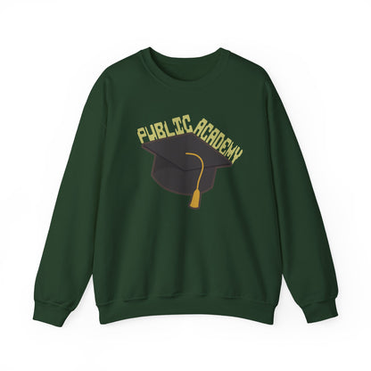 Public Academy Sweatshirt - Unisex Crewneck Sweatshirt, School Sweater