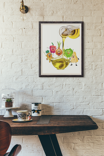 Orchestra of Gratitude - Kitchen Wall Art on Aluminum Print
