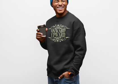 Onward Upward Sweatshirt - Crewneck Sweatshirt, School Sweatshirt