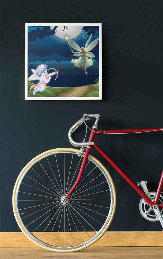 Perfect Union - Wall Art on Brushed Aluminum Print 50x50 cm / 20x20″