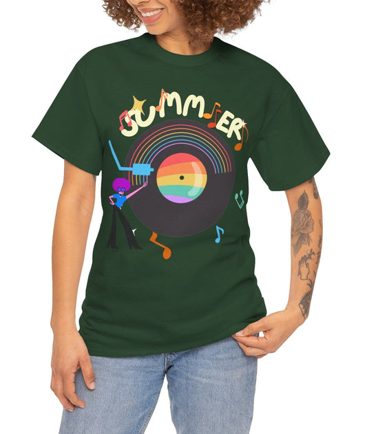 Summer Rhythm Tee-Summer T-shirt, Music Festival Tee