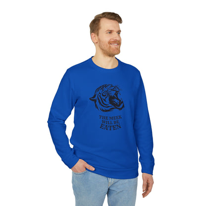 The Meek Will Be Eaten Unisex Fleece Crewneck Sweatshirt