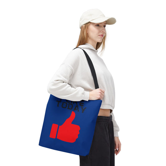I Like Today Tote Bag-Shopping Bag, Grocery Bag, School Tote Bag, Gym Bag, Yoga bag