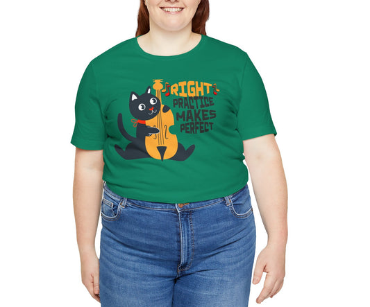 Right Practice Makes Perfect Unisex Tee Summer T-Shirt