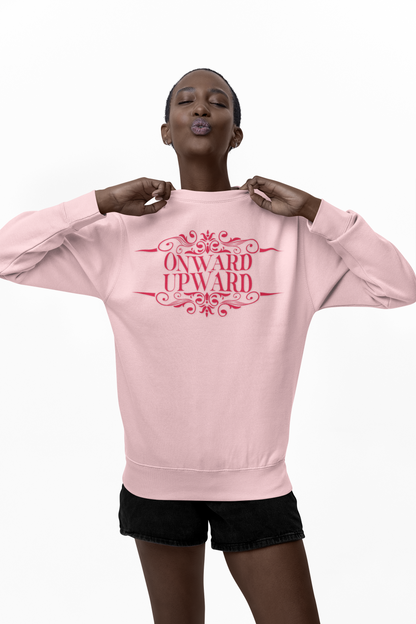 Onward Upward Sweatshirt - Crewneck Sweatshirt, School Sweater