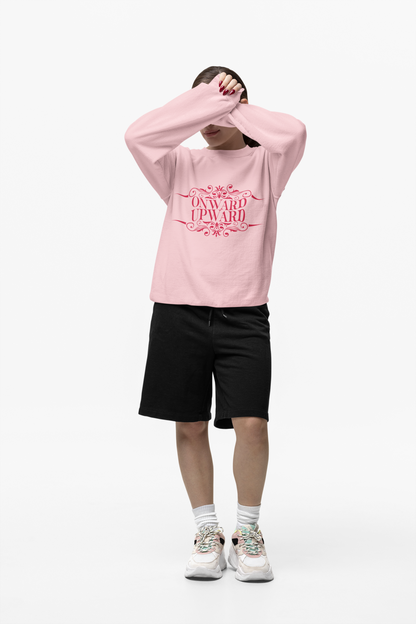 Onward Upward Sweatshirt - Crewneck Sweatshirt, School Sweater