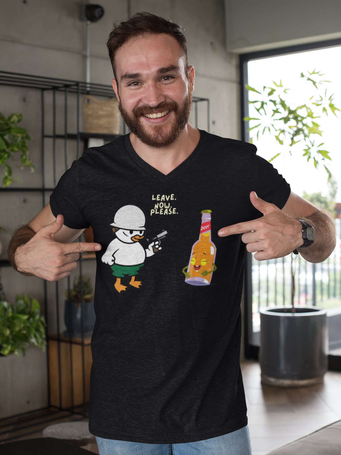 Leave. Now. Please Tee Summer T-shirt