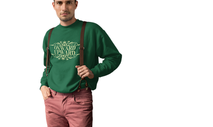 Onward Upward Sweatshirt - Crewneck Sweatshirt, School Sweater