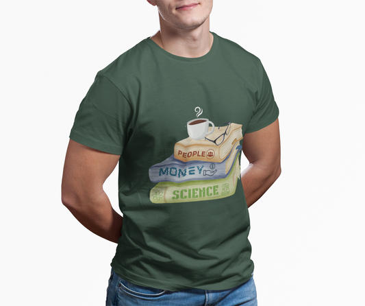 People Money Science Tee= Book Lover T-shirt