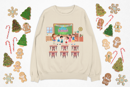 Best Teacher Ever Sweatshirt-Crew Neck Sweatshirt, Gift for teacher, Back to school shirt