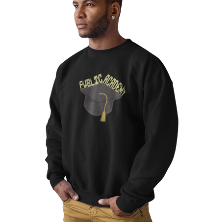 Public Academy Sweatshirt - Unisex Crewneck Sweatshirt, School Sweater