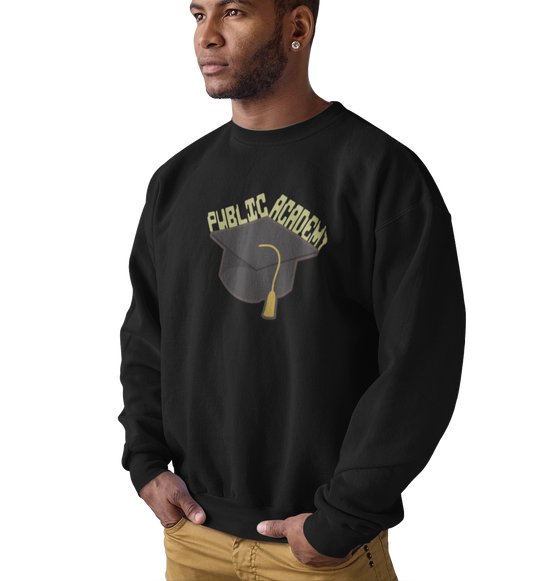 Public Academy Sweatshirt - Unisex Crewneck Sweatshirt, School Sweater