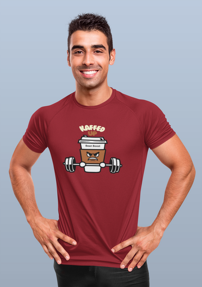Kaffed Up Unisex T-Shirt Gym Wear Coffee T-shirt